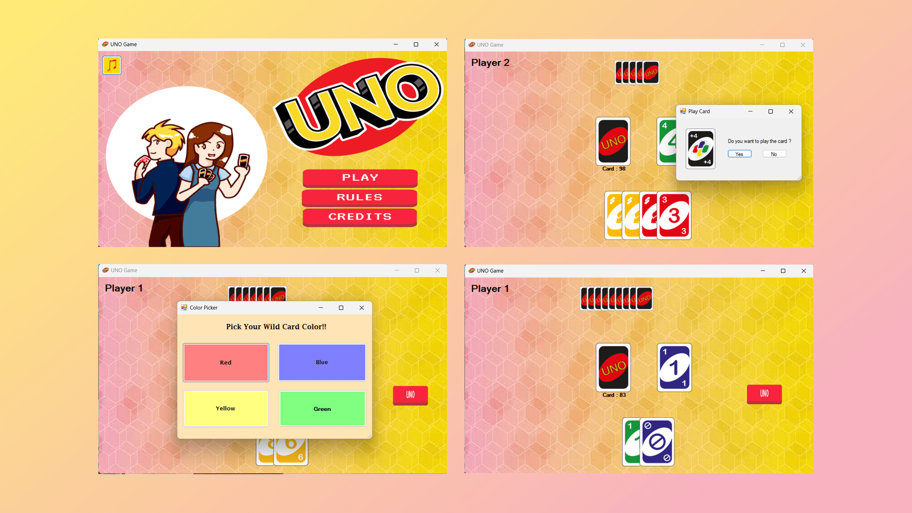 Windows Form UNO